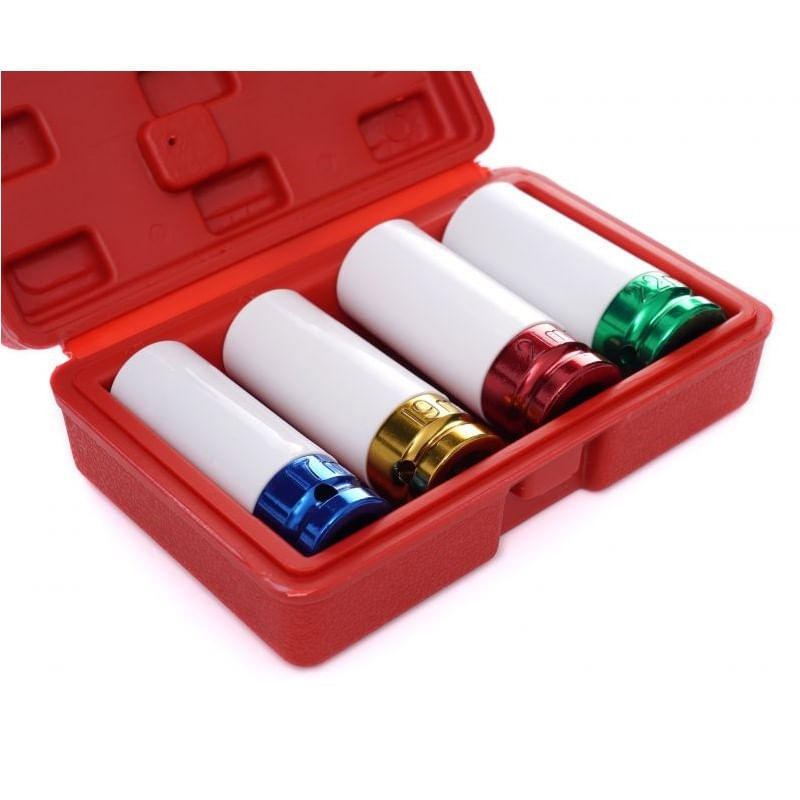 Set de chei tubulare, Kraft&Dele, impact 1/2", 4 piese, 17/19/21/22 mm — imaginea 5