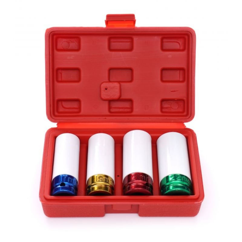 Set de chei tubulare, Kraft&Dele, impact 1/2", 4 piese, 17/19/21/22 mm — imaginea 6