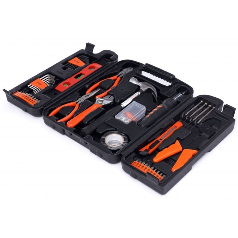 Trusa profesionala scule, Kraft&Dele KD10465, 129 piese, CrV — imaginea 4