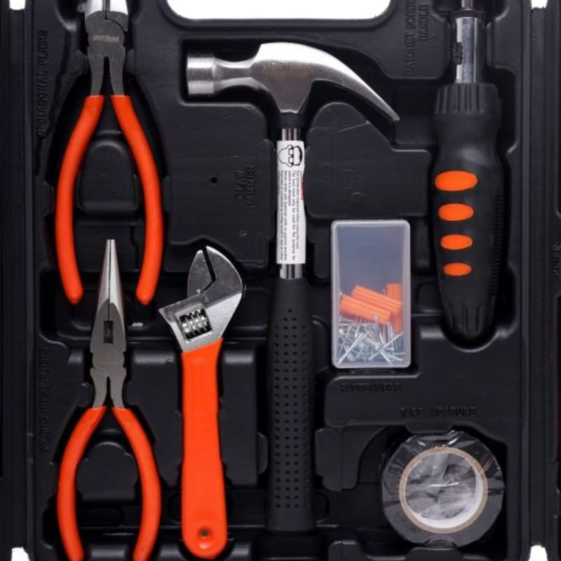 Trusa profesionala scule, Kraft&Dele KD10465, 129 piese, CrV — imaginea 7