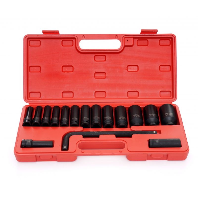 Set 15 chei tubulare impact, Kraft&Dele, 1/2", KD11755 — imaginea 3