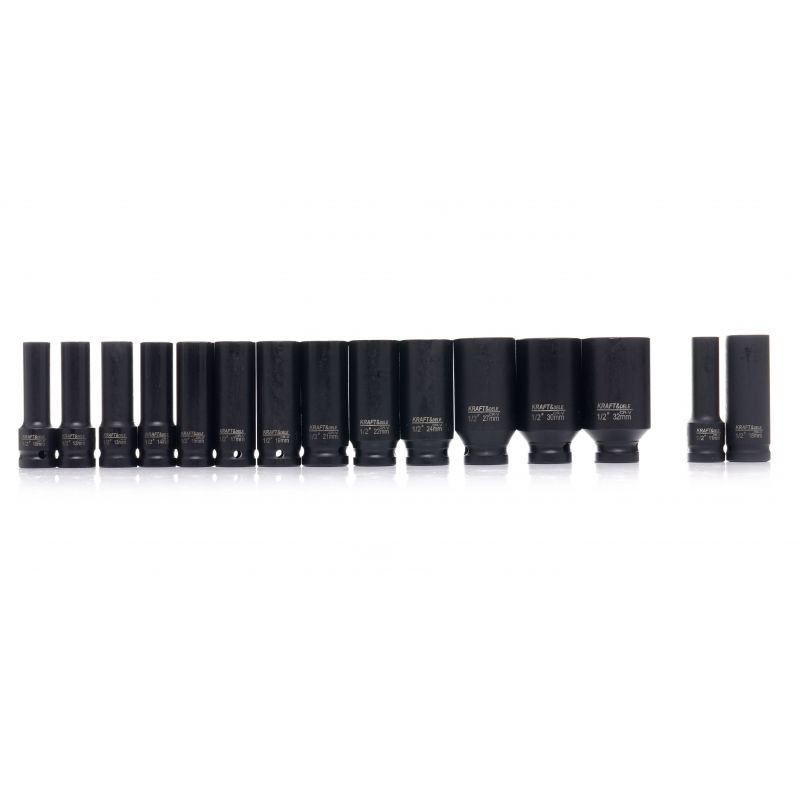 Set 15 chei tubulare impact, Kraft&Dele, 1/2", KD11755 — imaginea 4