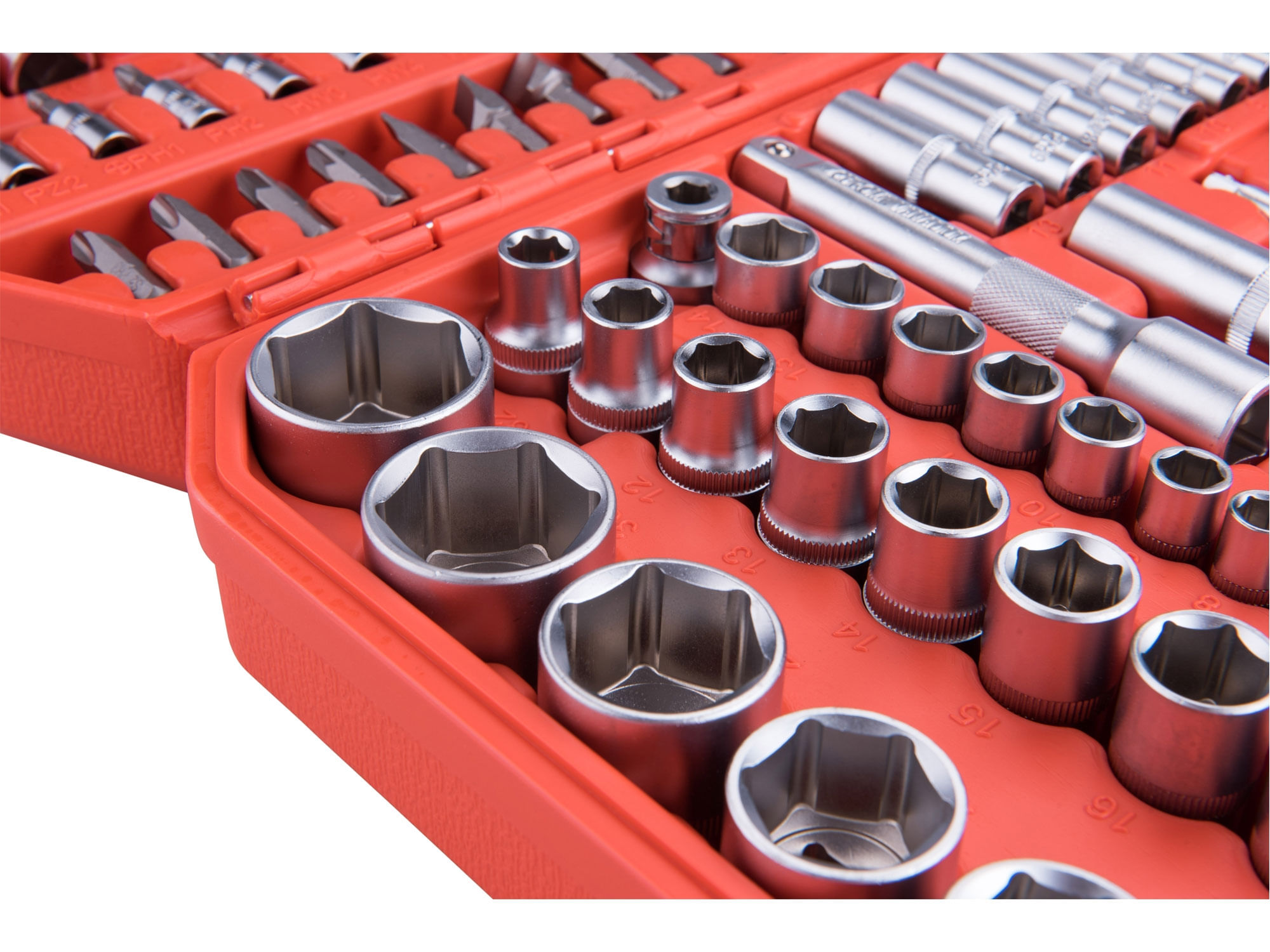 Set tubulare, EXTOL PREMIUM, 8818338, CrV, S2 — imaginea 3