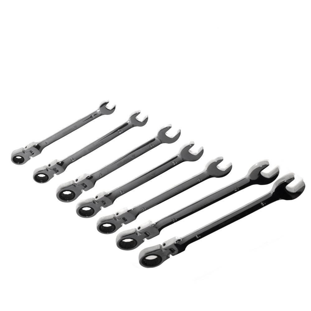 Chei combinate cu clichet 8-19 mm, 7 buc Tagred-TA1207 — imaginea 6