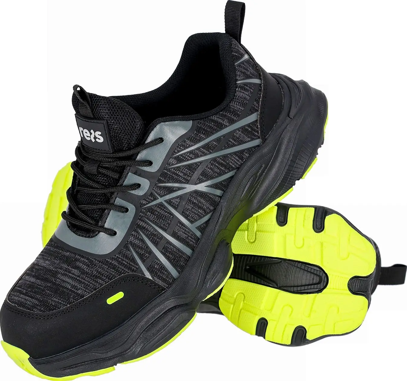 Adidasi de lucru barbati, Reis, protectie S1P SR cu bombeu si lamela otel, BRHOOF — imaginea 5