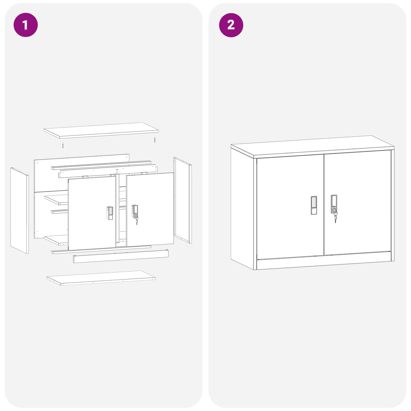 Dulap de depozitare cu depozitare Galben mustar 90 x 40 x 70 cm — imaginea 11