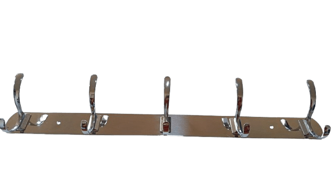 Cuier 5 brate, 45cm, cromat — imaginea 2