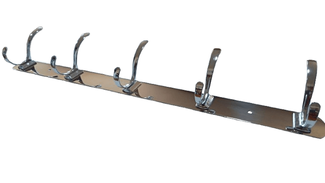Cuier 5 brate, 45cm, cromat — imaginea 3