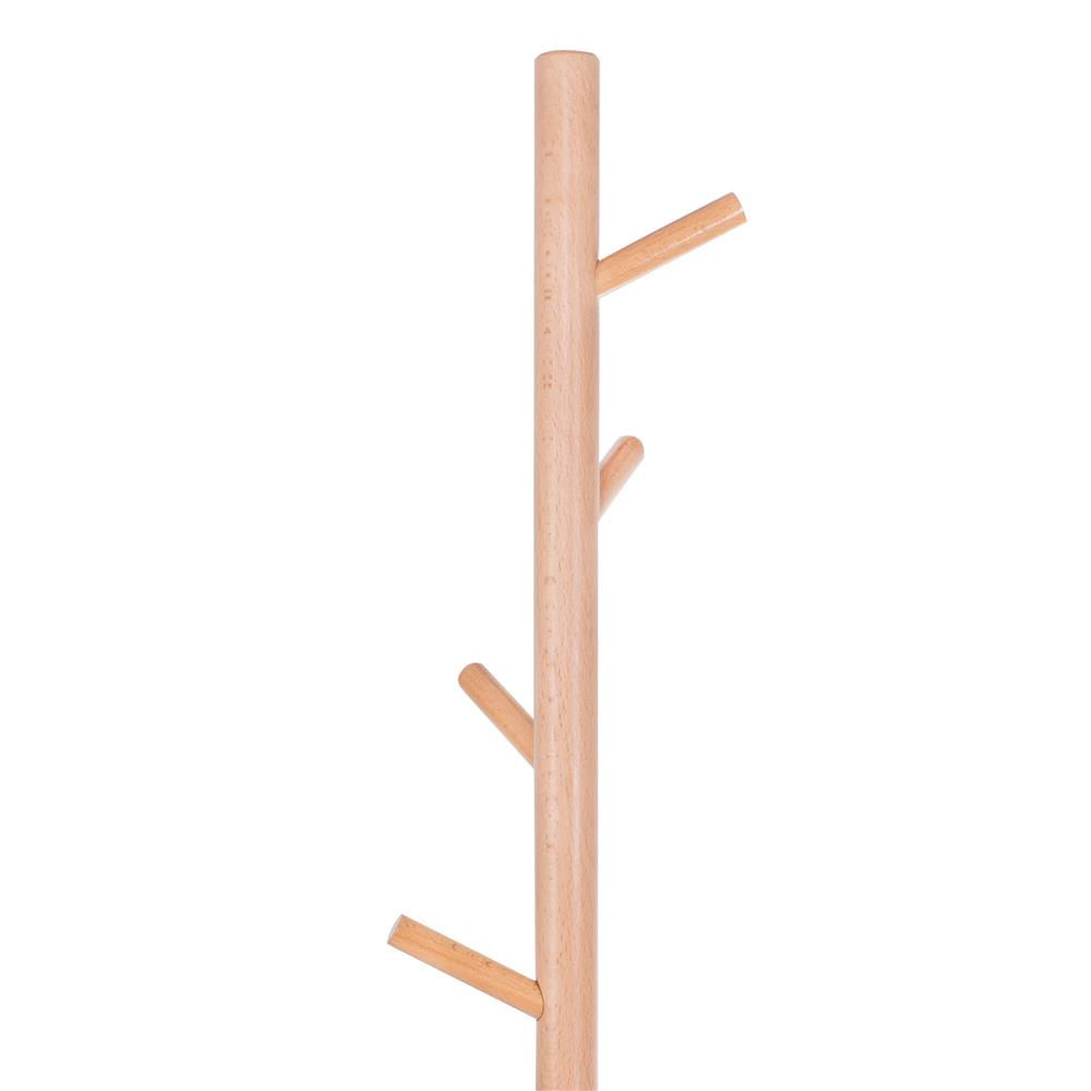 Cuier tip pom din metal Sersimo, 6 agatatoare, 180cm, negru maro — imaginea 2