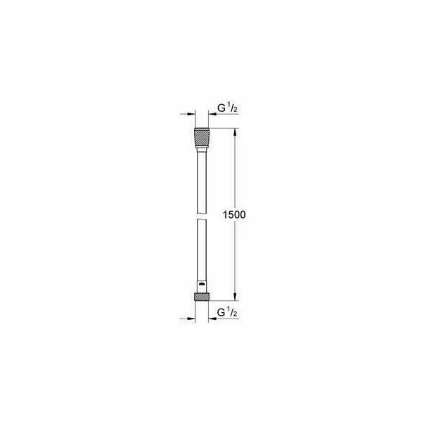 Furtun de dus Grohe Silverflex 150 cm — imaginea 2