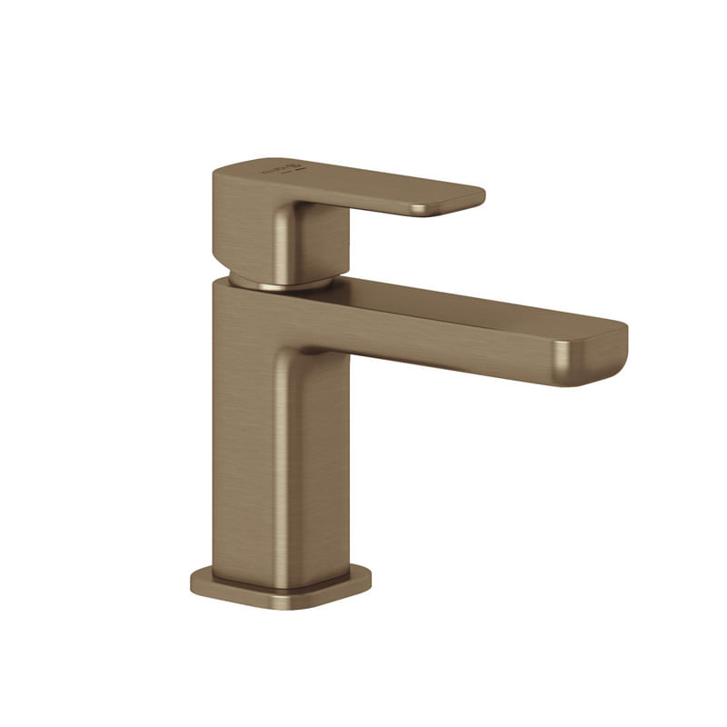 Baterie lavoar Kludi, Renon 85, cu ventil click-clack, brushed bronz — imaginea 2