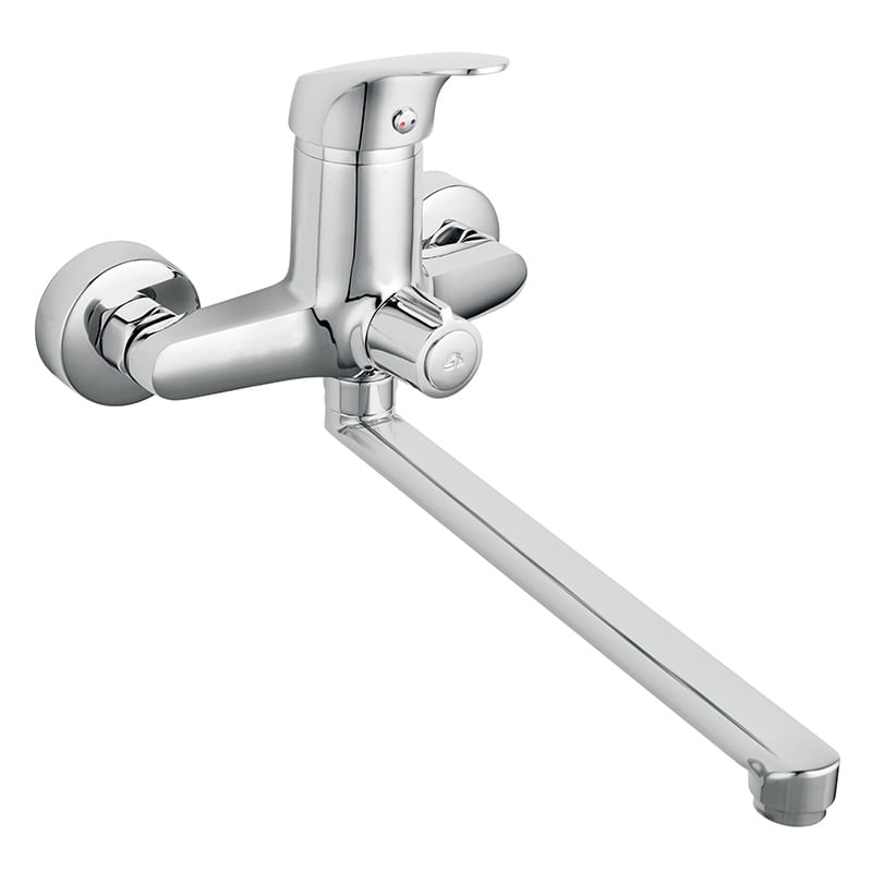 Baterie cada - dus, Ferro, Combo, pipa mobila de 19,2 cm, crom — imaginea 2