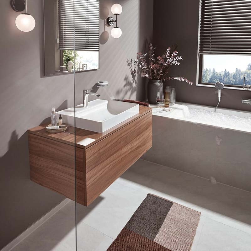 Baterie lavoar, Hansgrohe, Vivenis 110, crom — imaginea 6