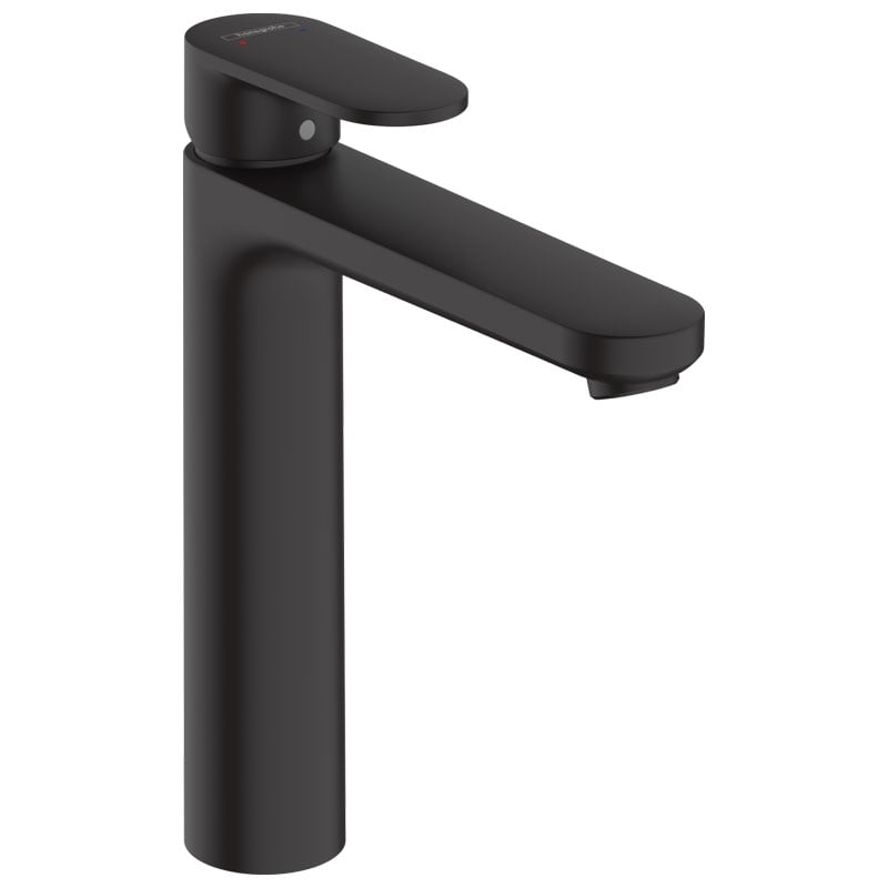 Baterie lavoar fara ventil, Hansgrohe, Vernis Blend 190, negru mat — imaginea 2