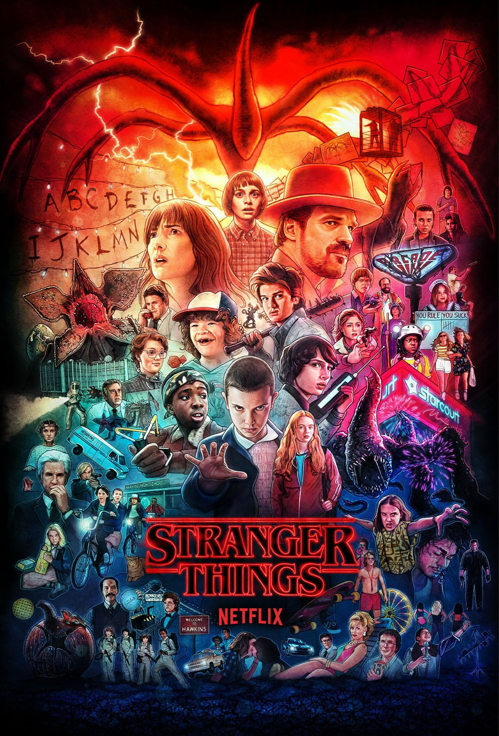Poster Stranger Things, 61x90cm, poster1362, Zumzeria ®
