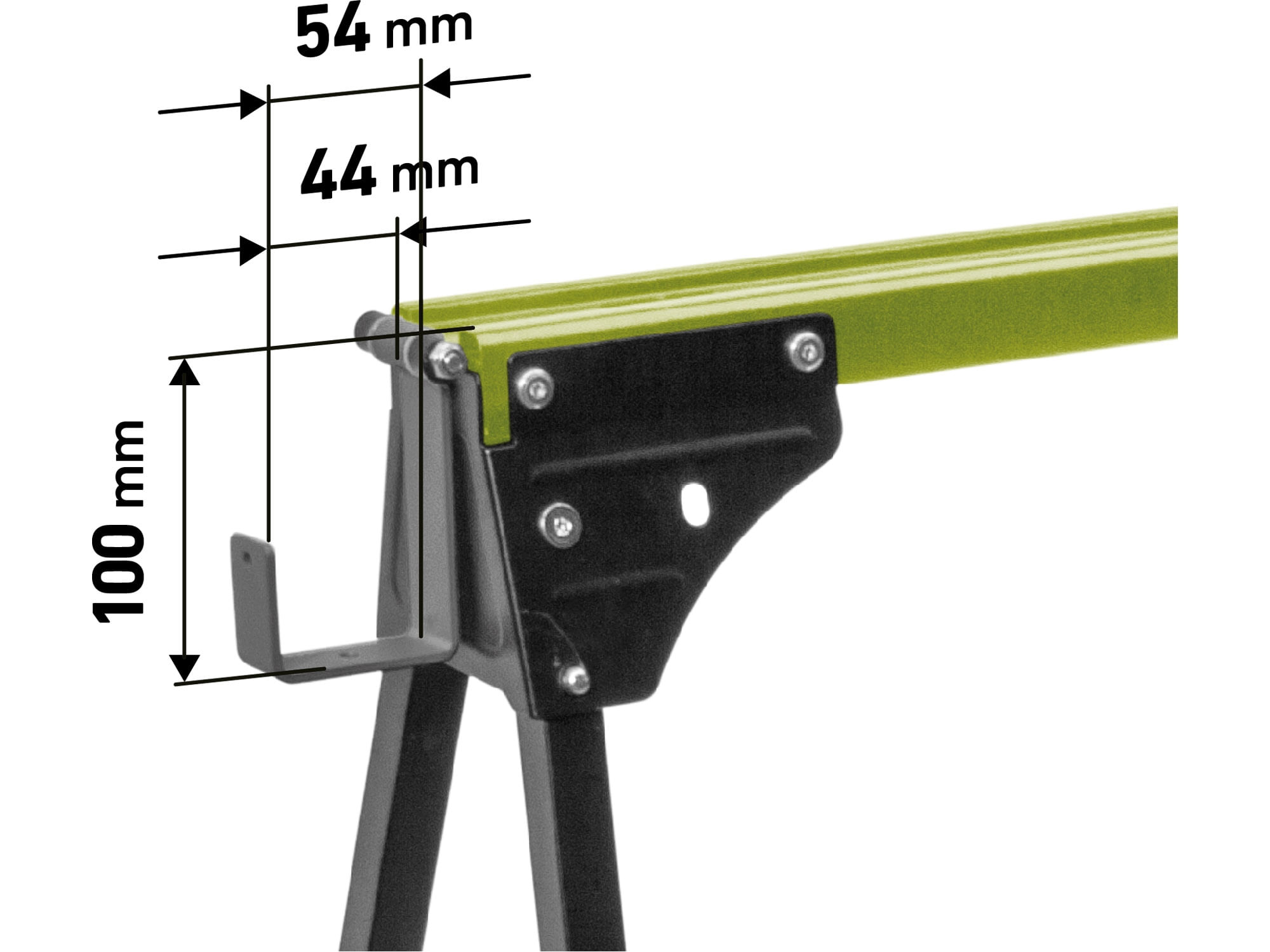 Capra pliabila, EXTOL CRAFT, 956070, 450kg, 76cm — imaginea 4
