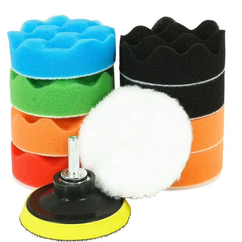 Set 10 piese polish auto profesional, Verke, V08119, 80 mm