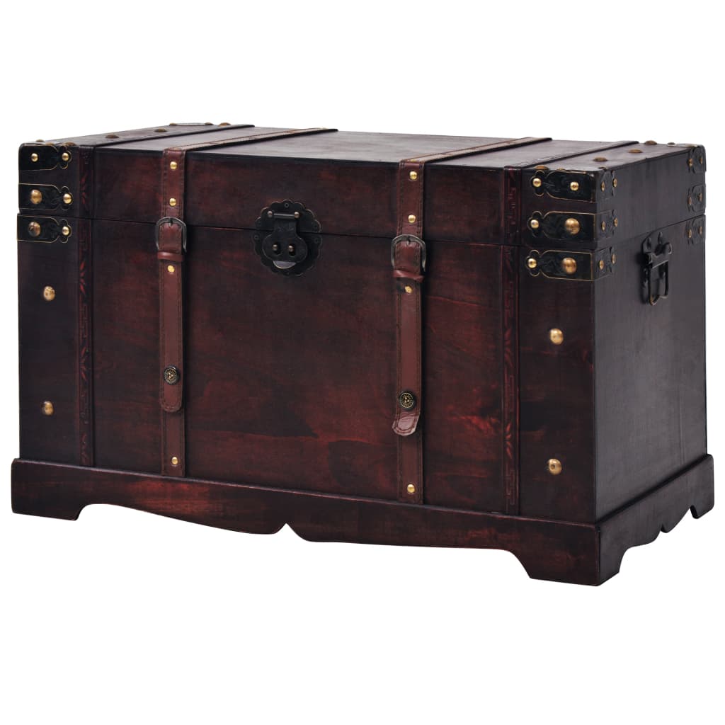 Cufar vintage din lemn, 66 x 38 x 40 cm