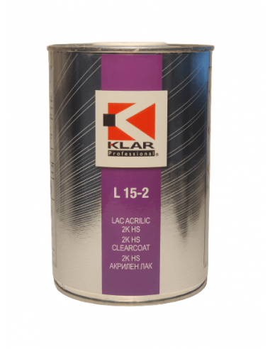 Lac KLAR acrilic bicomponent hs L 15-2 1L KLAR