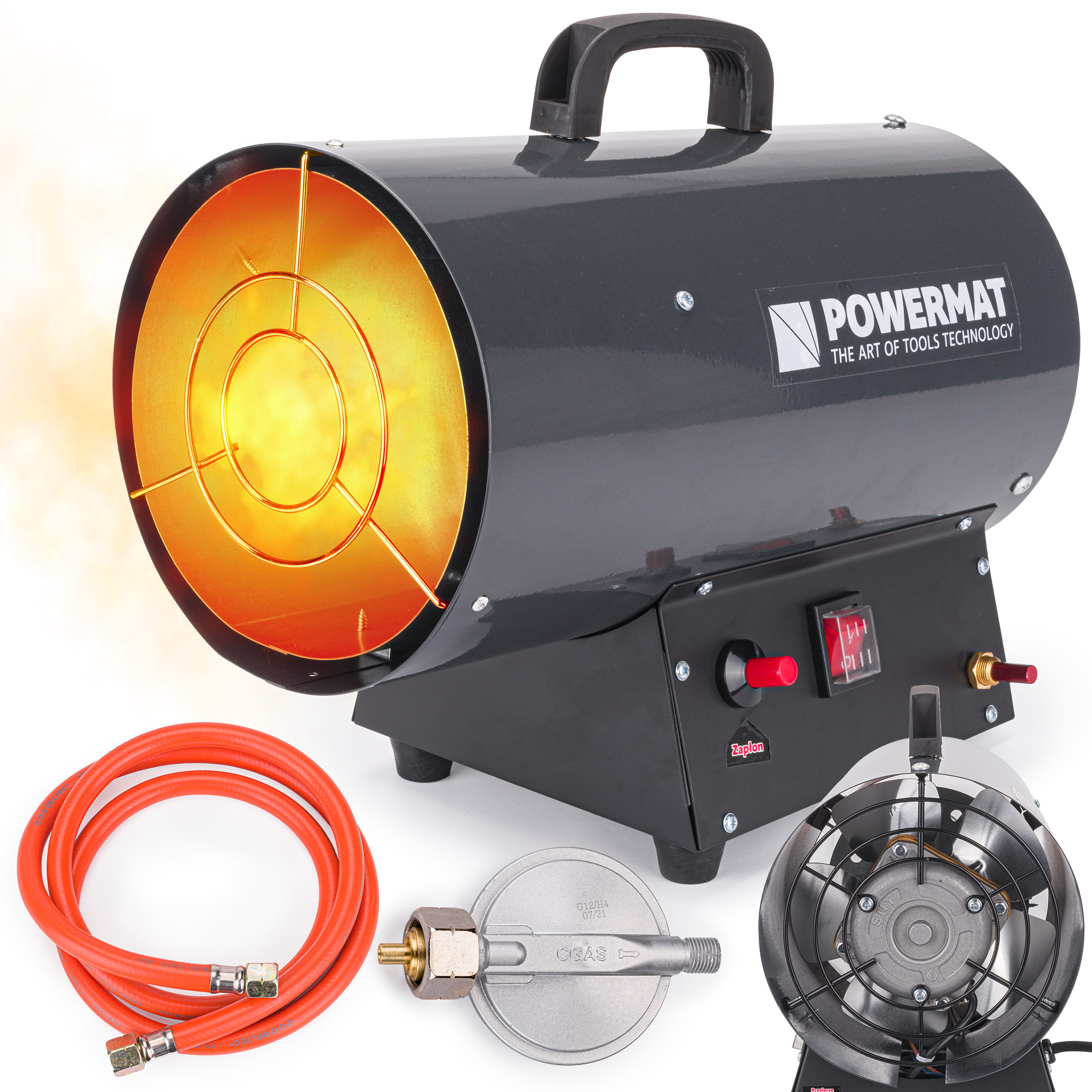 Incalzitor cu suflanta pe GAZ 25kW, Powermat, PM1030 — imaginea 3