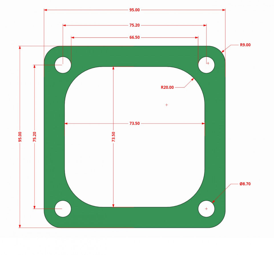 Garnituri set pentru cap compresor de aer V 65mm CH080 Mod.3(I) — imaginea 5