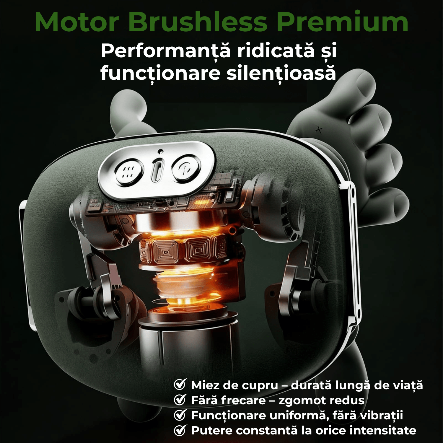 Aparat Masaj Cervical Multifunctional JustNet®, 4D Shiatsu pentru Gat, Umeri, Spate, Brate si Gambe - imagine 6