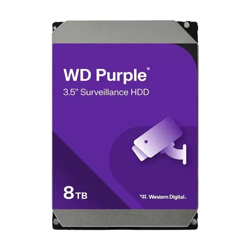 Hard disk 8TB - Western Digital PURPLE WD85PURZ
