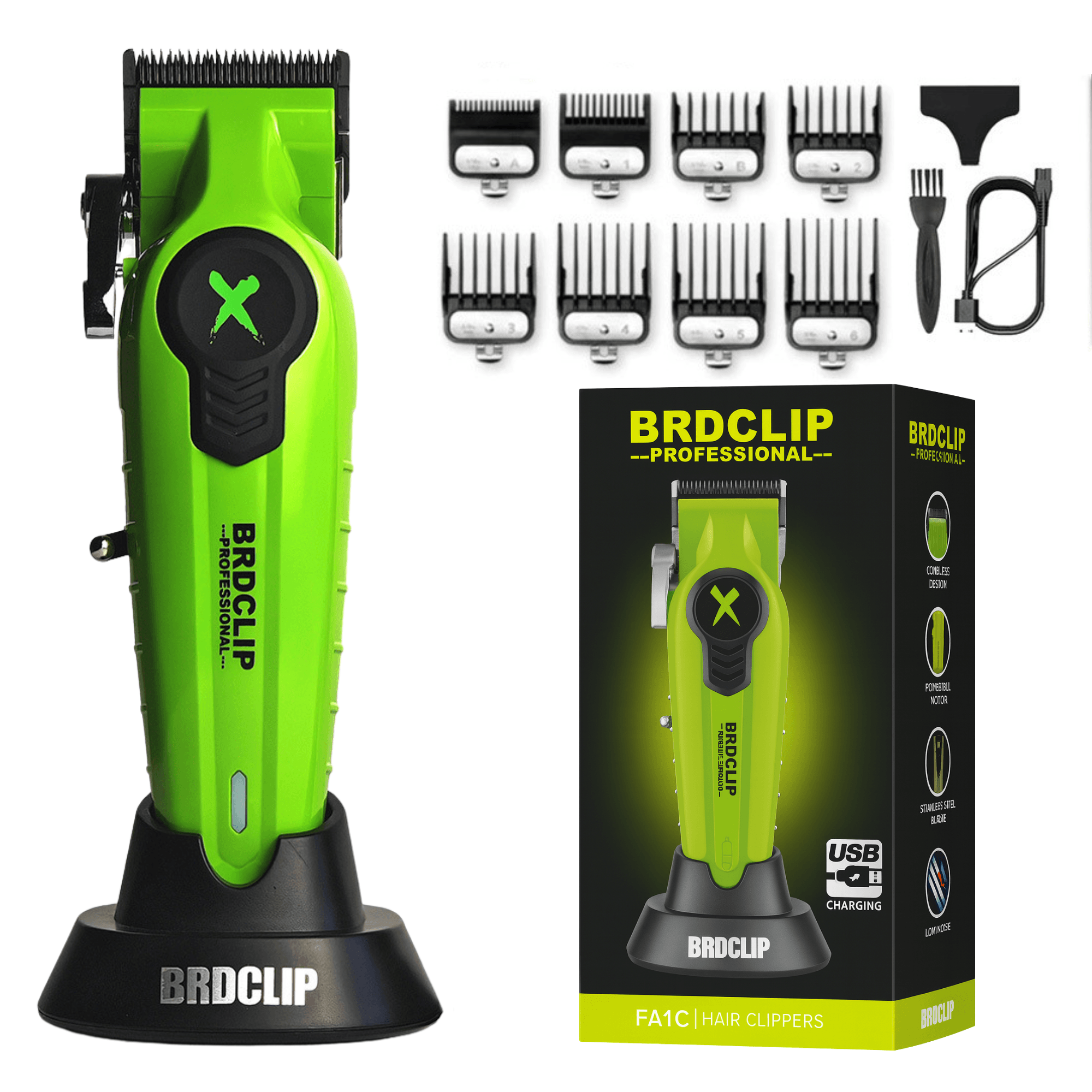 Set Masina de Tuns si Trimmer Profesional BIRAI BRDPRO, Motore Puternice 7000/7700 RPM, Accesorii Incluse, Ideal - imagine 5