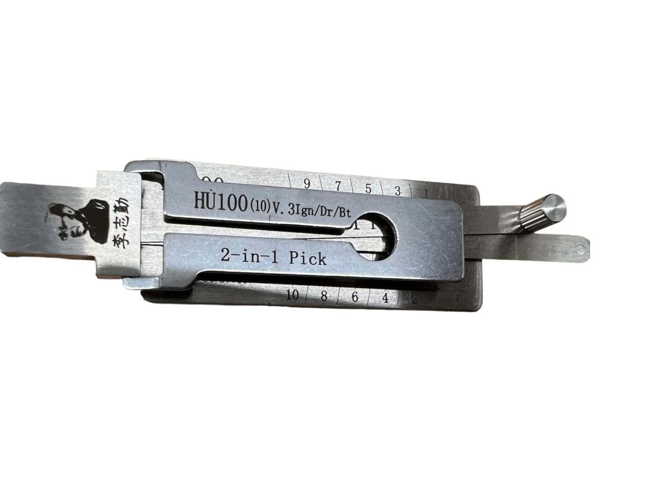Decodor auto Lishi HU100-10 2 in 1 pick pentru chei Opel Vauxhall Saab, si masini americane, lama HU100 10-cut - imagine 6