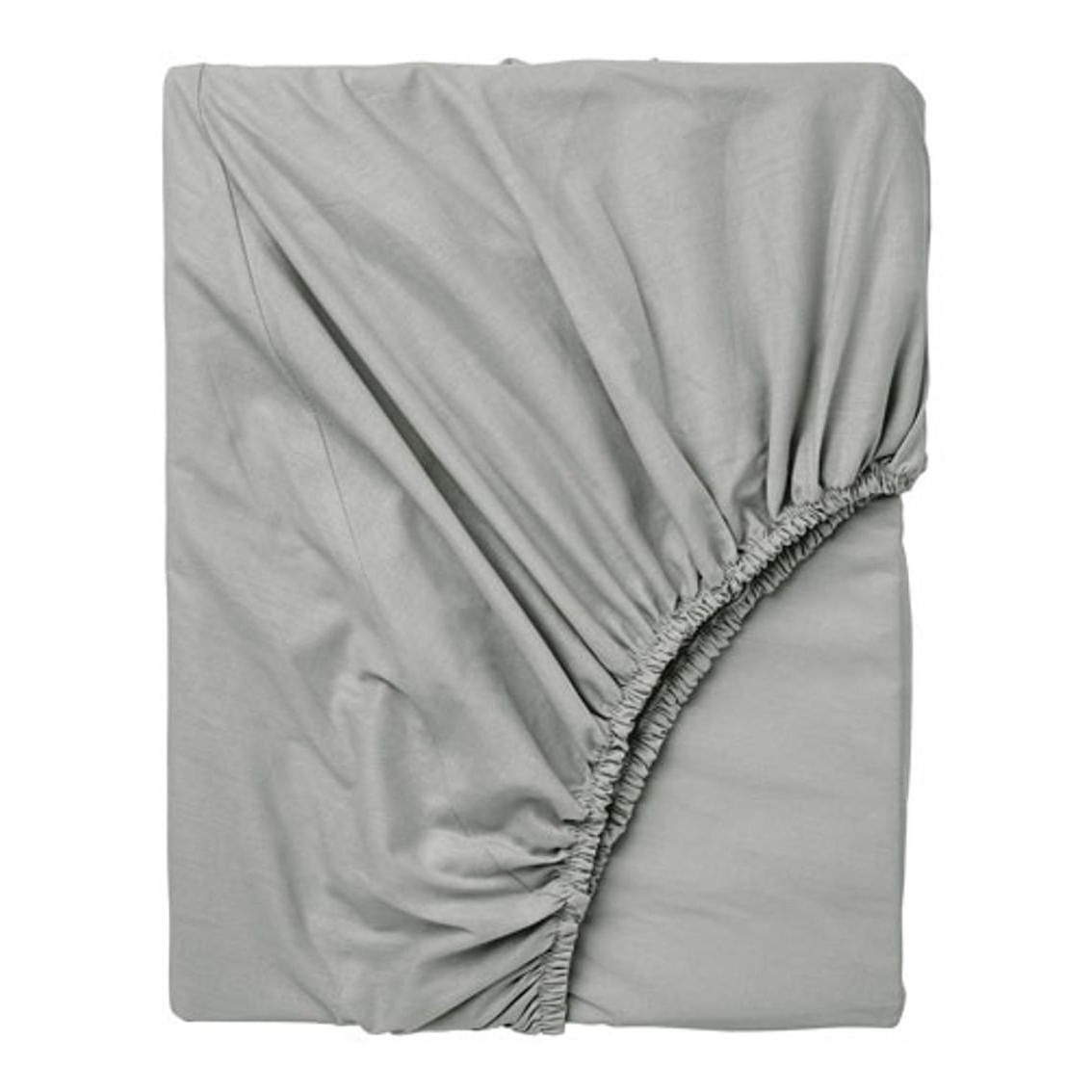 Husa cu elastic Kotonia Home Bebe - ranforce, 100 % bumbac, dimensiune saltea 60x120+15 cm, gri - imagine 2