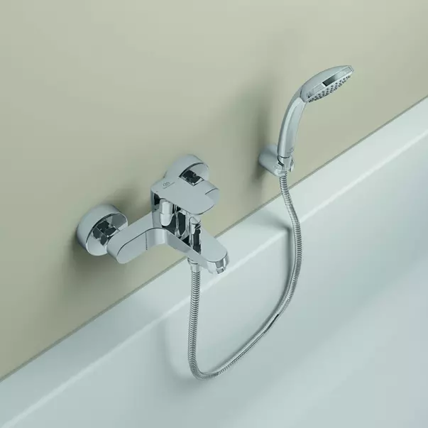 Baterie cada - dus Ideal Standard Ceraflex crom lucios cu set de dus — imaginea 4