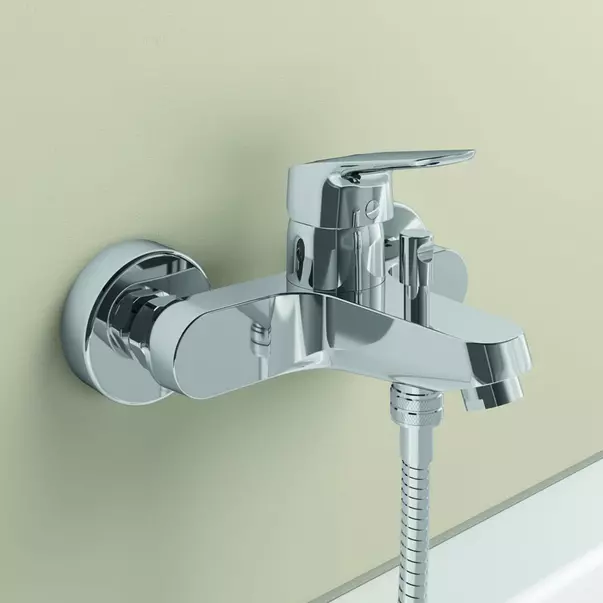 Baterie cada - dus Ideal Standard Ceraflex crom lucios cu set de dus — imaginea 5