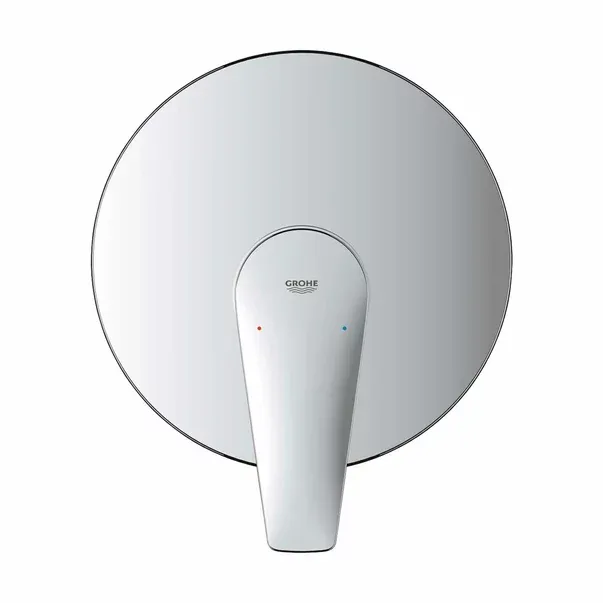 Baterie dus incastrata Grohe BauEdge New crom — imaginea 3