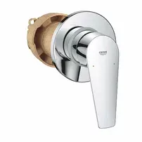 Baterie dus incastrata Grohe BauEdge New crom — imaginea 5