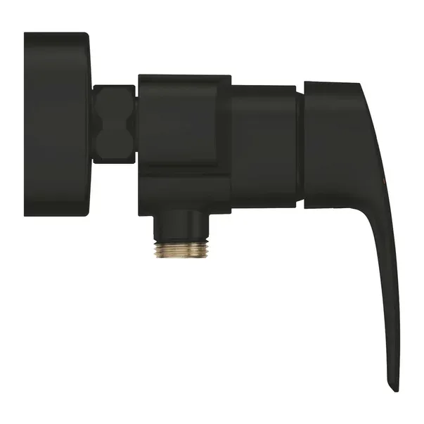 Baterie dus monocomanda negru mat Grohe Eurosmart New — imaginea 3