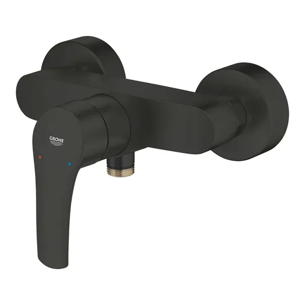 Baterie dus monocomanda negru mat Grohe Eurosmart New — imaginea 4