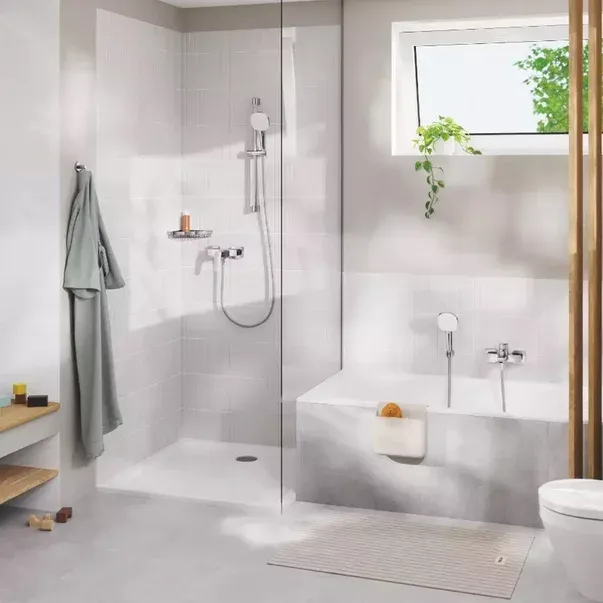 Baterie dus Grohe Cubeo monocomanda crom lucios — imaginea 3