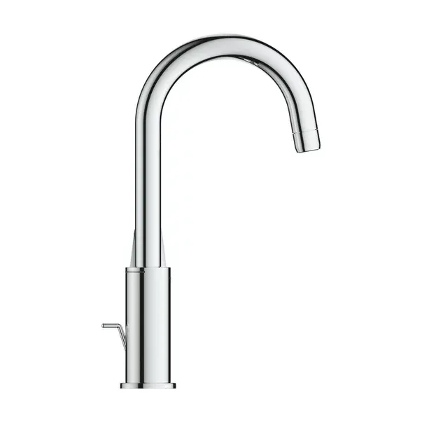 Baterie lavoar Grohe BauEdge New L crom gat de lebada — imaginea 5