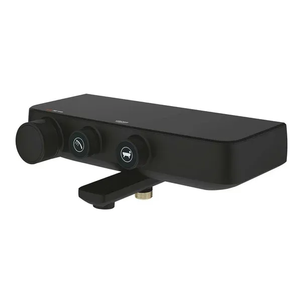 Baterie termostatata cada negru mat Grohe Grohtherm SmartControl — imaginea 4