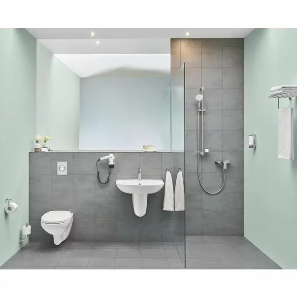 Baterie dus Grohe BauEdge crom lucios — imaginea 4