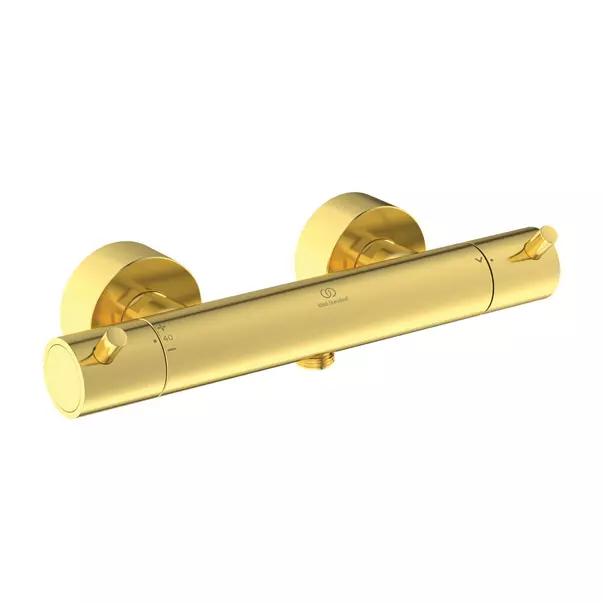 Baterie dus termostatata Ideal Standard Ceratherm T125 auriu periat — imaginea 5