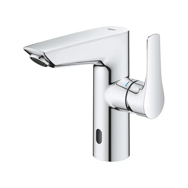 Baterie lavoar Grohe Eurosmart M crom lucios cu senzor — imaginea 4