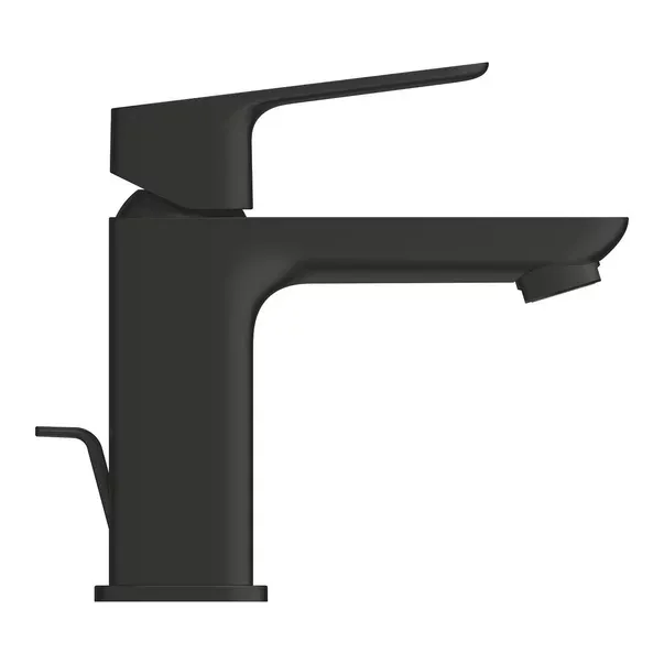 Baterie lavoar monocomanda Grohe Cubeo S cu ventil Pop-Up negru mat — imaginea 4