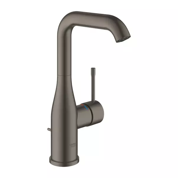 Baterie lavoar Grohe Essence L cu ventil Pop-Up antracit periat Hard Graphite — imaginea 2
