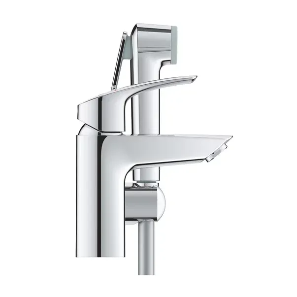 Baterie lavoar Grohe Eurosmart New S crom cu dus igienic — imaginea 4