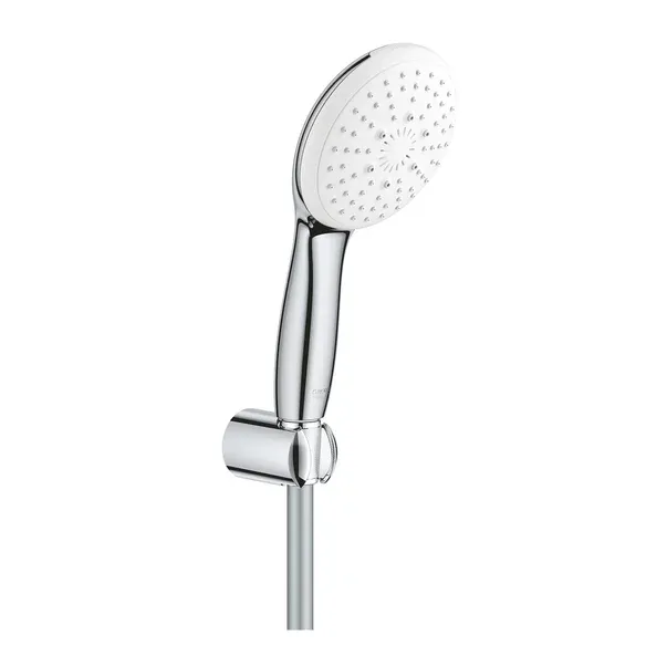 Set baterii lavoar dus Grohe BauEdge si dus cu porter Tempesta crom lucios — imaginea 2
