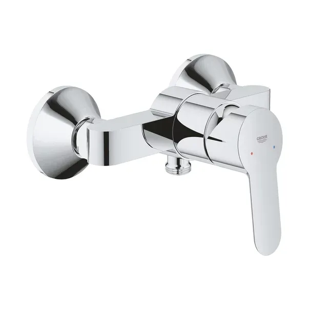 Set baterii lavoar dus Grohe BauEdge si dus cu porter Tempesta crom lucios — imaginea 7