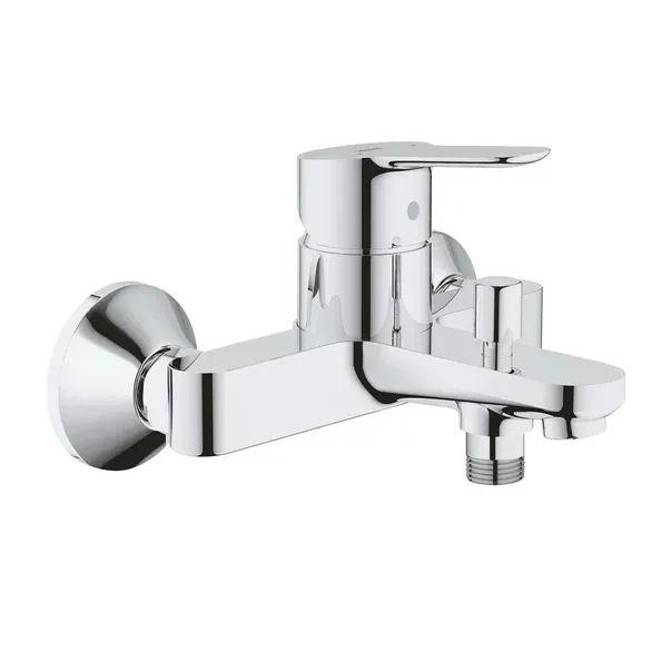 Set baterii lavoar cada Grohe BauEdge si dus cu bara Tempesta crom lucios — imaginea 5