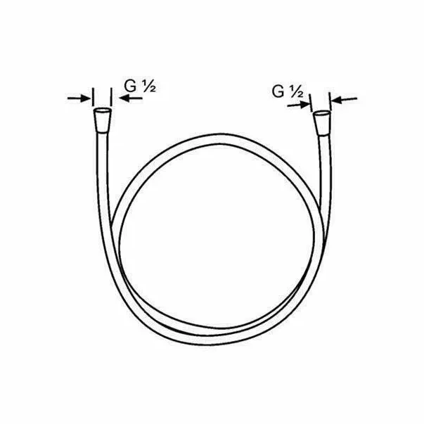 Furtun de dus 160 cm Kludi Logoflex — imaginea 2