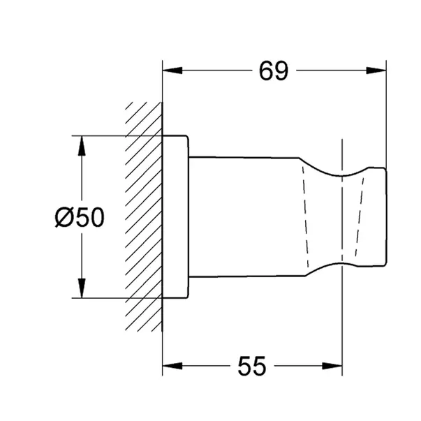 Agatatoare dus Grohe Rainshower auriu periat Cool Sunrise — imaginea 2